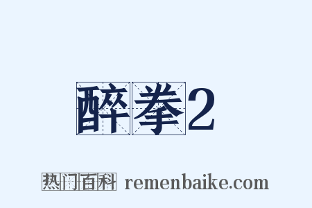 醉拳2是什么意思的图片